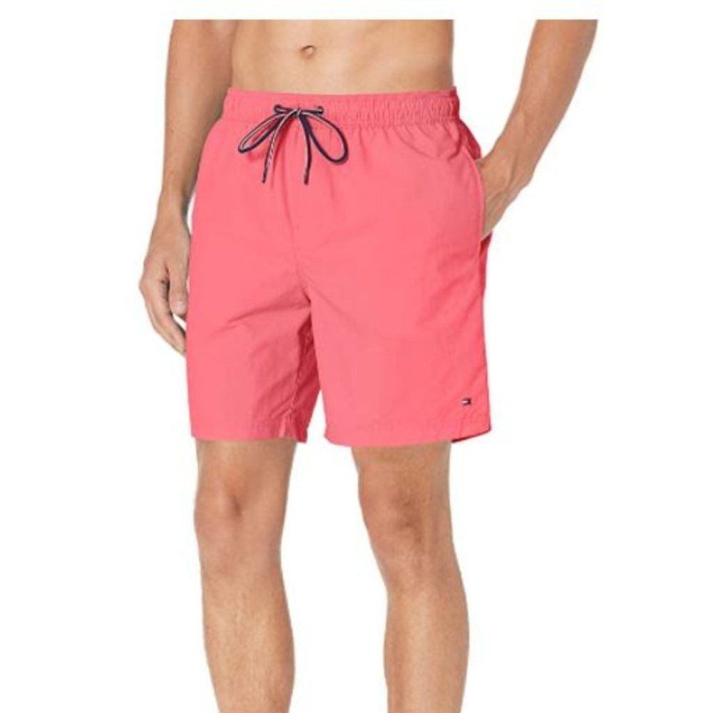 Tommy Hilfiger Men's Standard 7" Swim Trunks Size M NWT